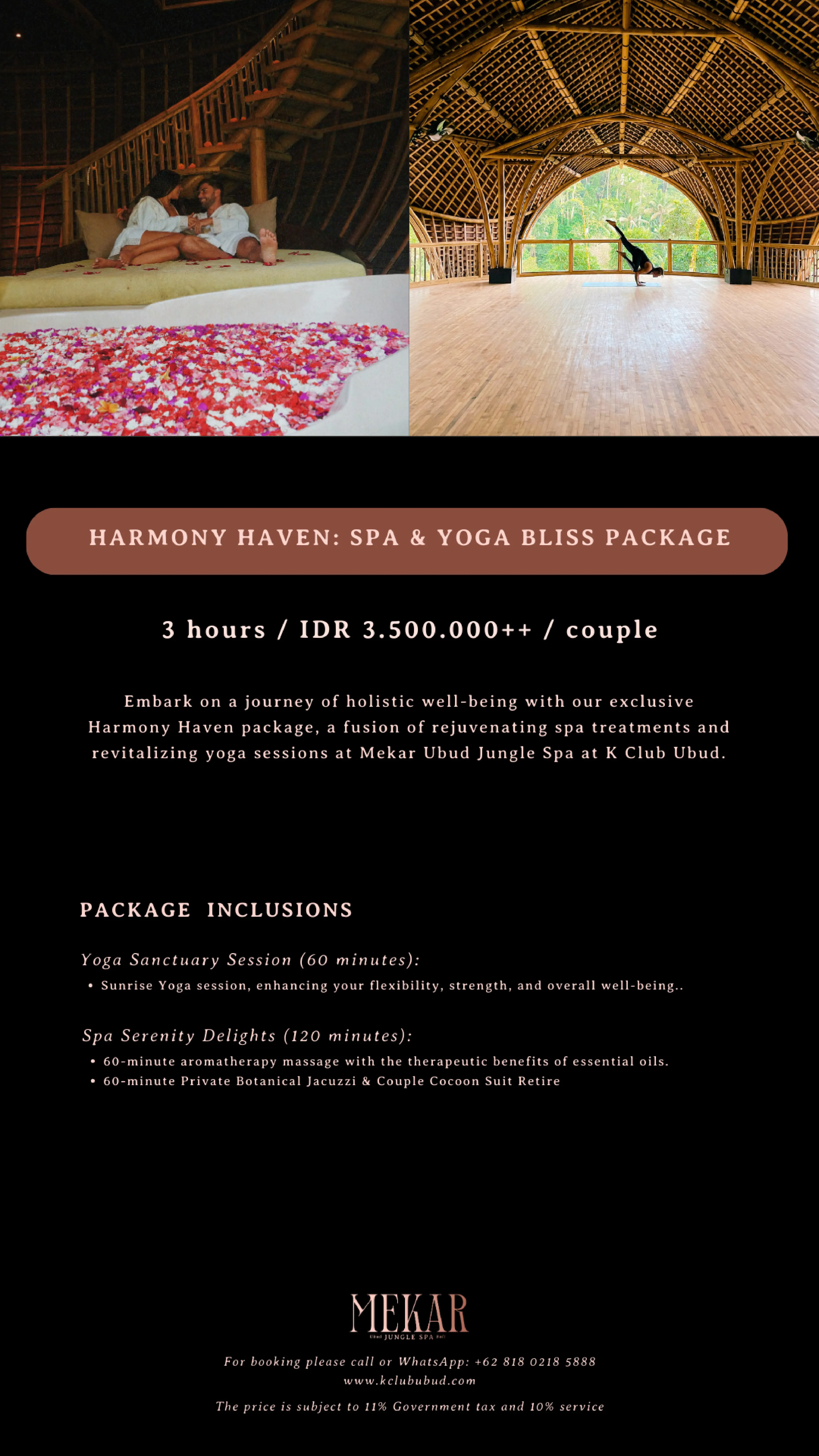 Couple Haven Bliss & Retreat